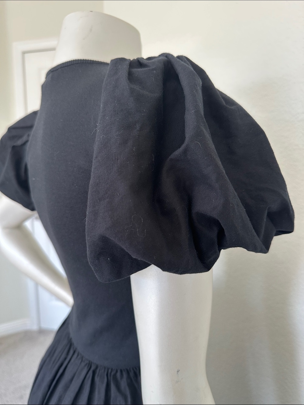 ZARA MIDI Puff sleeve dress - Picture 10 of 10